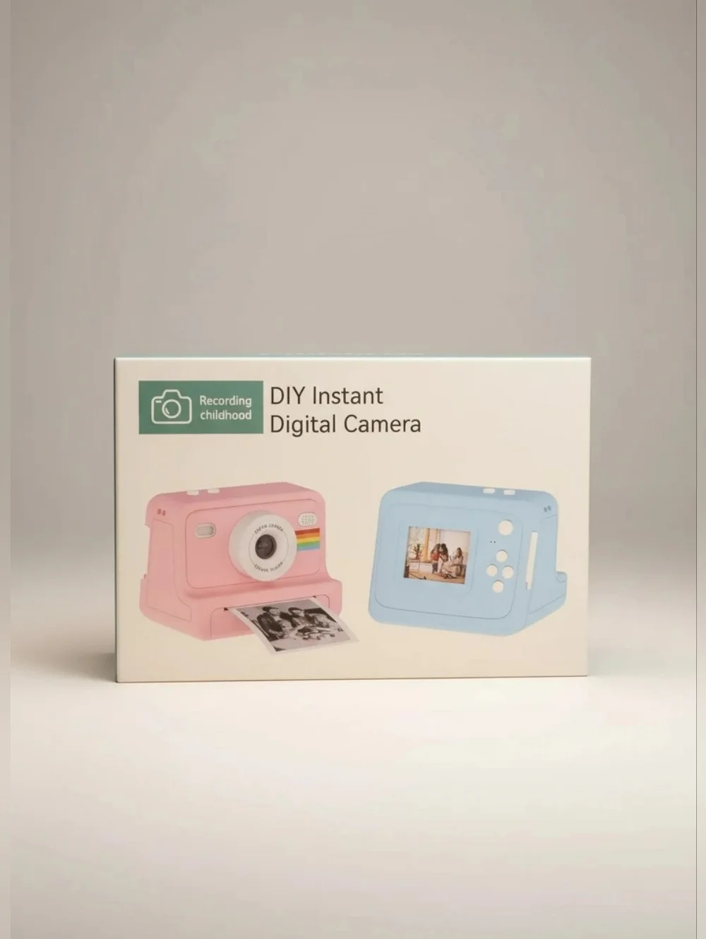 DIY Blue Instant 6X Zoom HD Video Recording Digital Camera